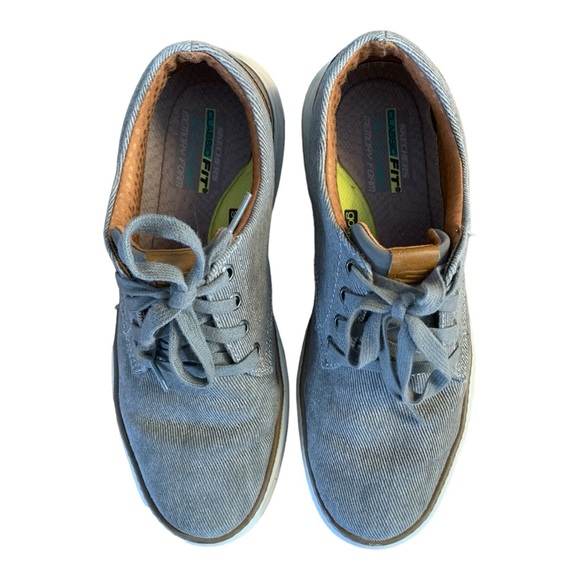 Skechers Men's Ederson Sneaker gray size 9.5 - Picture 8 of 11